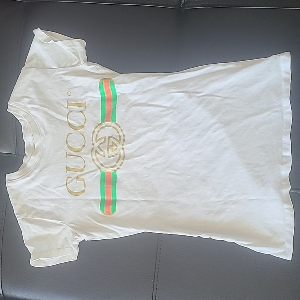 COPY Gucci woman's logo tee size xs